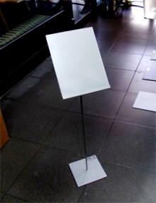 Postolje za cene metalno, A4 vertikalno